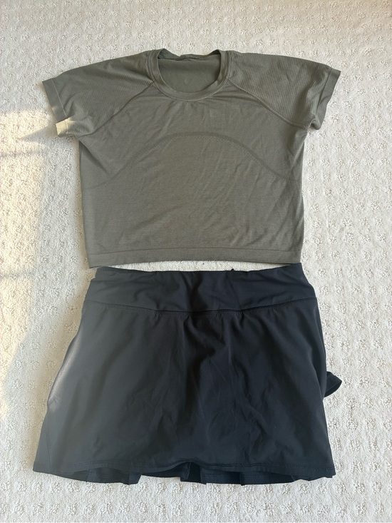 lululemon athletica Pants - Lululemon align tennis skirt and swiftly tech cropped shirt - size 6